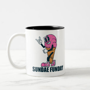 smakar hett hundar Två-Tonad mugg