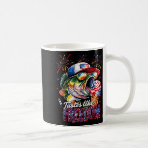 Smakar Som Frihet B Fiske Rolig 4:e Juli Mig Kaffemugg