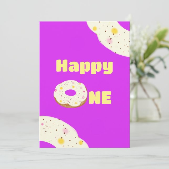 Smakdonut Inbjudningar (Stående Fram)