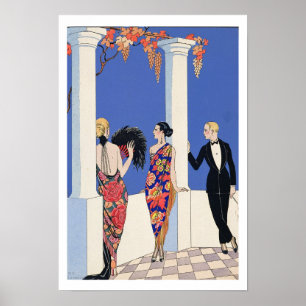 Smaken av Sjal, 1922 (pochoirtrycket) Poster