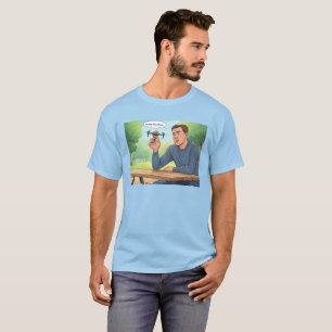 Smaker som Chicken manar blå T-shirt