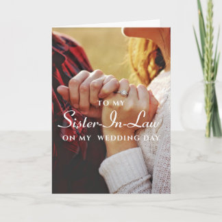 Smakerska, enkelt minimalistiskt Bröllop-kort Kort