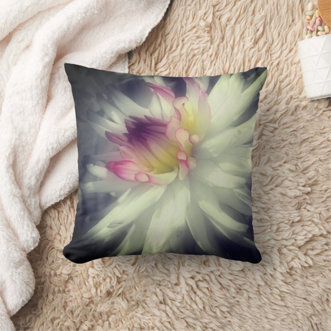 Smakfull Dahlia-blomma Kudde (Filt)