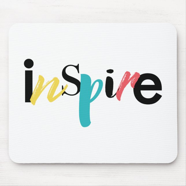Smakfull, kreativ, modern Inspires typografi Musmatta (Framsidan)