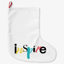 Smakfull, kreativ, modern Inspires typografi Stor Julstrumpa