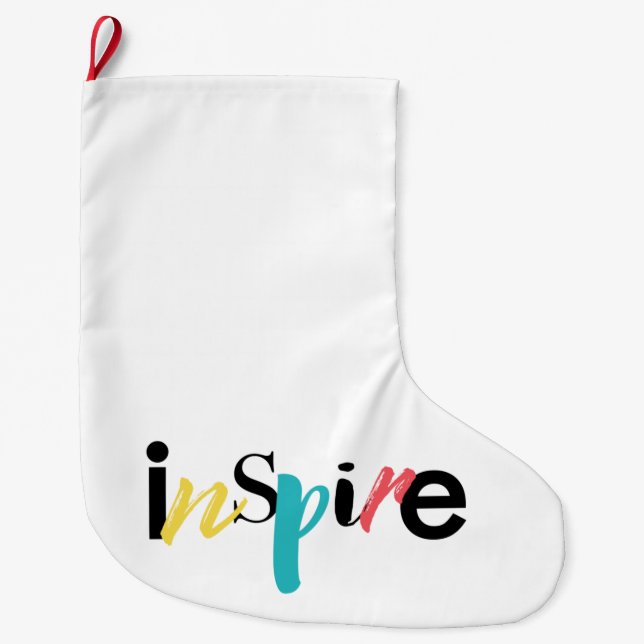 Smakfull, kreativ, modern Inspires typografi Stor Julstrumpa (Framsidan)