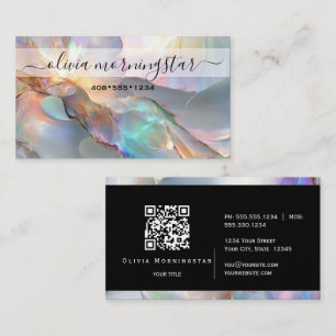 Smakfull Opal 2 QR-kod Visitkort