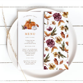 Smakfull pumpamenu för Thanksgiving Meny