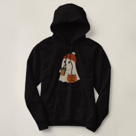 Smakfullt sött älskvärt spöke röd mössa Halloween T Shirt
