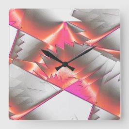 Smaklax eller persika, extremt grov, digitaliserad fyrkantig klocka