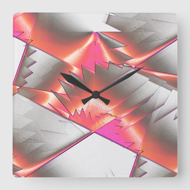 Smaklax eller persika, extremt grov, digitaliserad fyrkantig klocka (Framsida)