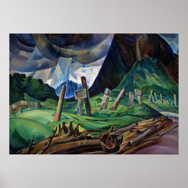 Smaklig, 1930 av Emily Carr Poster (Framsidan)