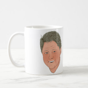 Smaklig Bill Clinton mugg! Kaffemugg