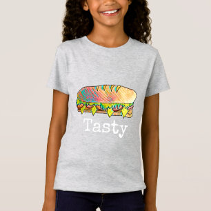 Smaklig delsmörgås söt matkonst t shirt