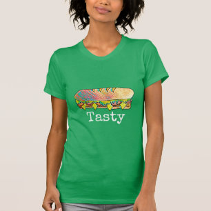 Smaklig delsmörgås söt matkonst t shirt
