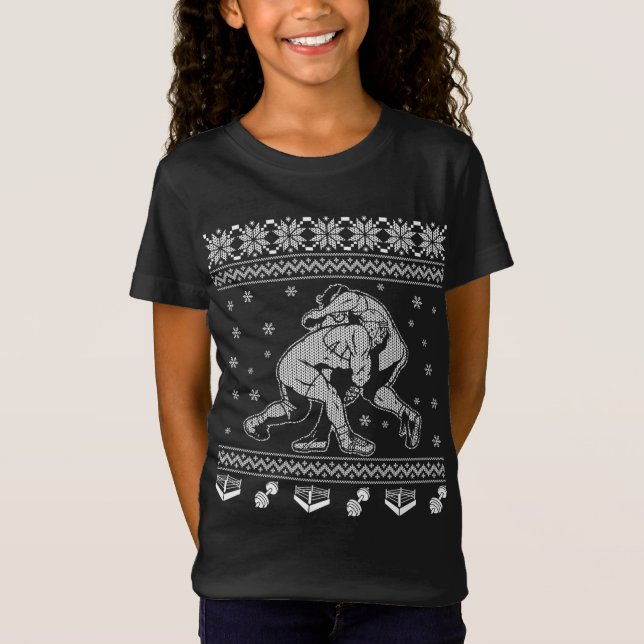 Smaklig jul Svep Stil-design T Shirt (Framsida)