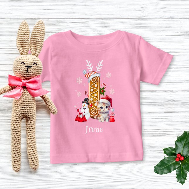 Smaklig Julbrödrocka Brev I Girl T Shirt (Skapare uppladdad)