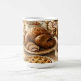 Smaklig julhögtidsmiddag kaffemugg