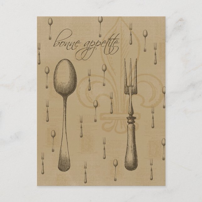 Smaklig måltid vykort (Framsida)