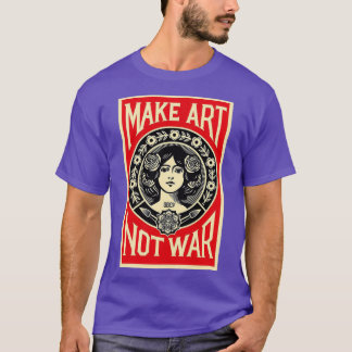 Smaklig misslyckad konst inte krig t shirt