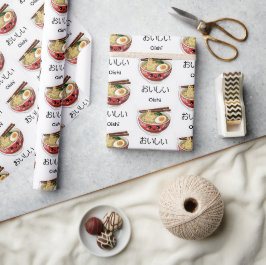 Smaklig Ramen; Kawaii Ramen-skål Presentpapper