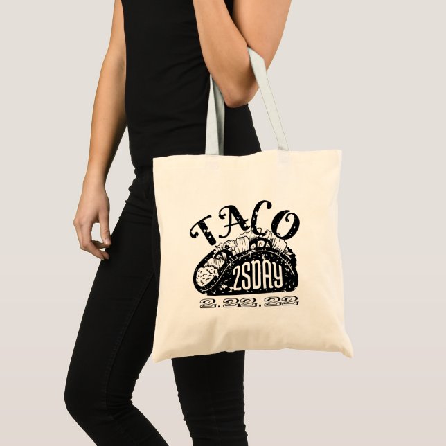 Smaklig Taco Tvåsdagen 2-22-22 Tygkasse (Framsida (produkt))