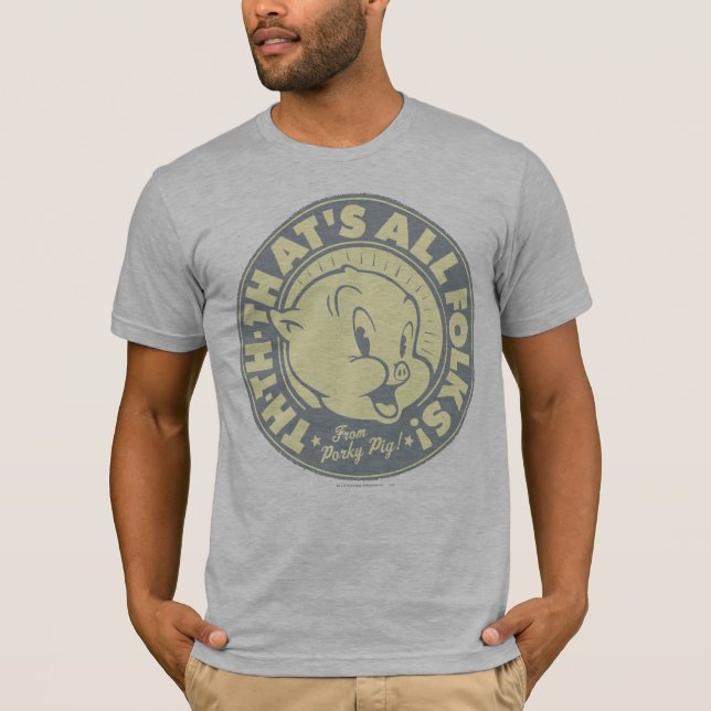 Smaklig TH-TH-DET ÄR ALLA FOLK! T-shirt (Framsida)