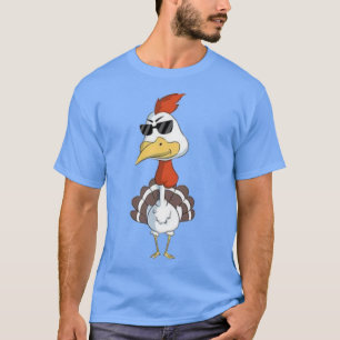 Smaklig Thanksgiving Kalkon Brun Fjäder Gul Krona T Shirt