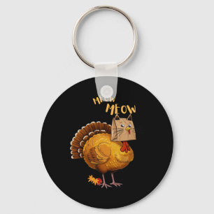 Smaklig Thanksgiving Katt Jamå Meow Roliga Män Kvi Nyckelring