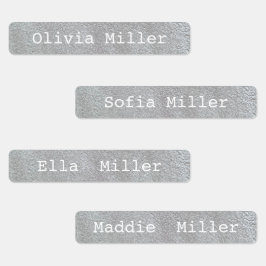 Smaklig vattentät namn-märkning för skoldagvård klistermärke