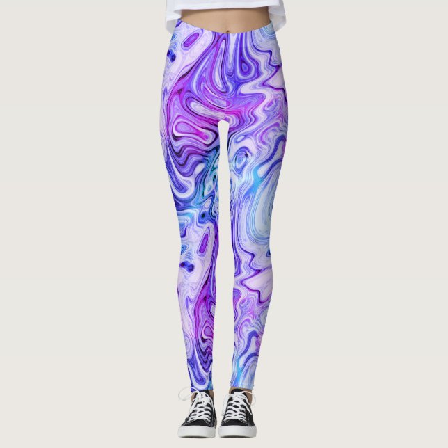 Smaklig viskare, pastellmarsch: leggings (Framsida)
