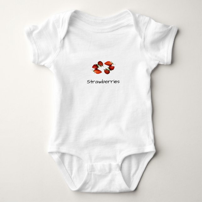 Smakliga jordgubbar,  t shirt (Framsida)