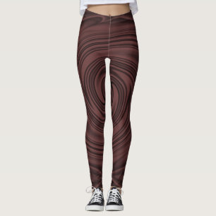 Smakliga svarta, monokroma, suddiga Rand Leggings
