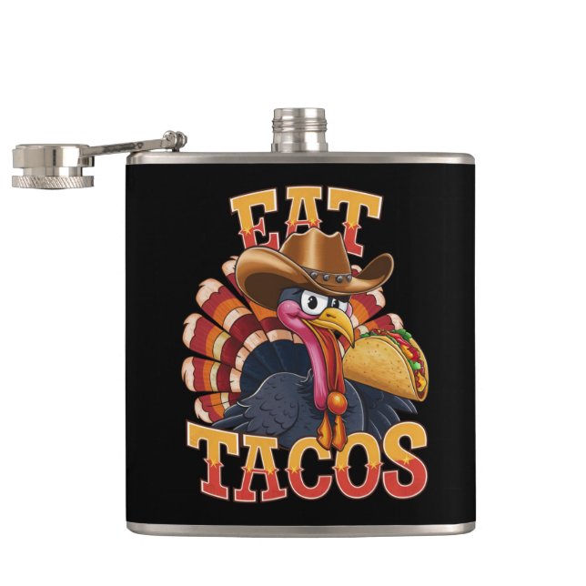 Smakligaste Thanksgivingturkey Äter Tacos  Rolig M Fickplunta (Öppnad)