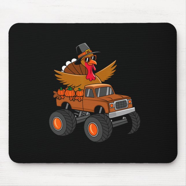Smaklighetskalkylon åker monstertruck musmatta (Framsidan)