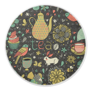 Smakligt ljust Teakort Knopp