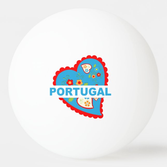 Smakligt portugisiskt hjärta pingisboll (Framsidan)