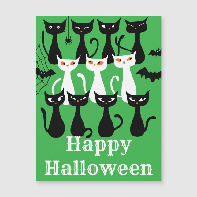 Smakligt roligt Halloween-magnetkort (Framsida)