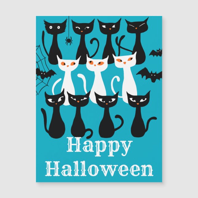 Smakligt roligt Halloween-magnetkort (Framsida)