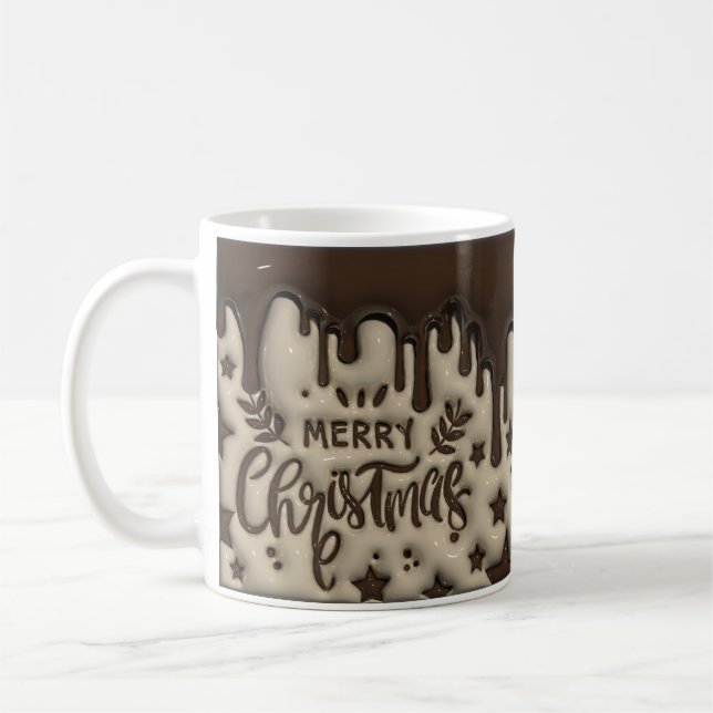 Smakor som choklad 11 oz png digital kaffemugg (Vänster)