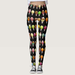 Smaksatt glasskottesötsak leggings