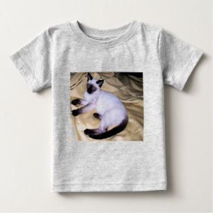 Smaksisk sandstensdjurart, söt kattunge tee shirt