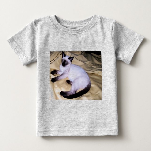 Smaksisk sandstensdjurart, söt kattunge tee shirt (Framsida)