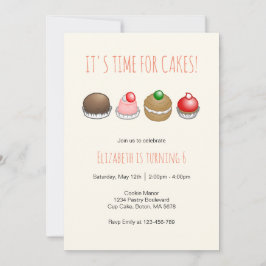 Småkummel, födelsedag inbjudningar