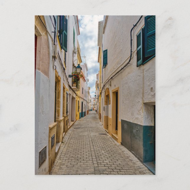 Smal gata i Ciutadella - Menorca, Spanien Vykort (Framsida)