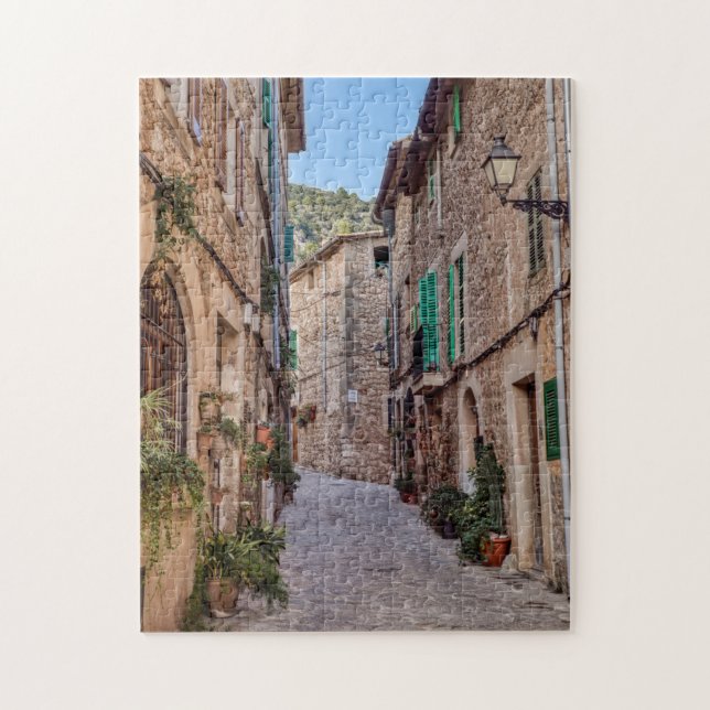 Smal gata i Valldemossa by - Mallorca Pussel (Vertikal)