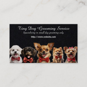 Smal Hund Grooming Service Visitkort