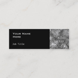 Smala av affärskort svart mini visitkort