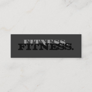 Smala Cute Plain Grått Fitness Affärskort Mini Visitkort
