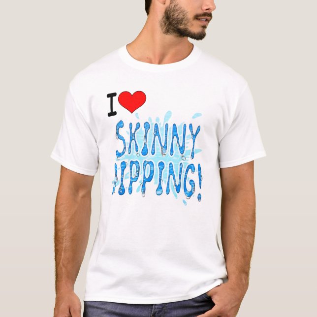 Smala Dipping, I Kärlek Smala Dipping T Shirt (Framsida)
